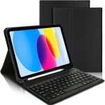 Coque clavier - ipad - 10ème génération - magnétique détachable - azerty français - noir Coque clavier - ipad - 10ème génération - magnétique détachable - azerty français - noir