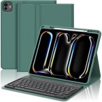 Coque clavier pour ipad pro 13(m4 / m5) 2024 / 2025azerty fran�ais clavier magn�tique d�tachable bluetooth ...