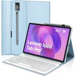 Coque clavier pour lenovo idea tab pro 12. 7 2025 fran�ais azerty clavie d�tachable bluetooth pour lenovo ...