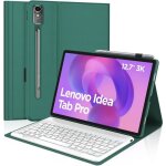 Coque clavier pour lenovo idea tab pro 12. 7 2025 fran�ais azerty clavie d�tachable bluetooth pour lenovo ...