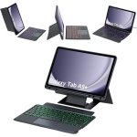 Coque clavier samsung galaxy tab a11 + / a9 + 11 azerty fran�ais bluetooth d�tachable r�tro�clair� pav� ...