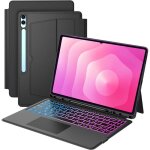 Coque clavier pour samsung galaxy tab s11 ultra / s10 ultra / s9 ultra / s8 ultra 14. 6 pouces: 7 couleur ...