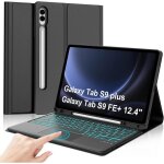 Coque clavier pour tablette samsung - zrse - samsung galaxy tab s9 fe plus / s9 plus 12. 4 - bluetooth ...