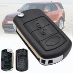 Coque de cl� pliant t�l�commande � 3 bouton pour land rover discovery 2005 - 2010 range rover sport 2006 ...