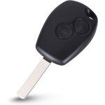 Coque cl� pour renault clio 3 kangoo master modus trafic twingo wind - plip cl� t�l�commande 2 boutons ...