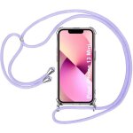 Coque avec collier cordon - e. f. connection - pour iphone 13 mini - tpu - protection anti - chocs - ...