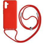 Coque cordon - samsung - galaxy a54 5g - rouge - nylon tressé ajustable - semi - rigide Coque cordon - samsung - galaxy a54 5g - rouge - nylon tressé ajustable - semi - rigide