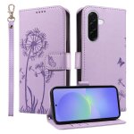 Coque �tui portefeuille pour samsung galaxy a57 5g housse flip magn�tique en cuir pu � motif pissenlit ...