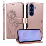 Coque �tui portefeuille pour samsung galaxy s26 ultra housse flip magn�tique en cuir pu � motif pissenlit ...