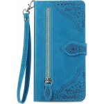 Coque folio pour samsung a56 5g pochette porte - cartes avec fermeture rabat et sangle cuir pu style ...
