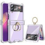Coque pour galaxy z flip 4 - kal - coque pour samsung galaxy z flip 4 charni�re protection transparente ...