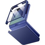 Coque galaxy z flip 7 2025 - kal - verre tremp� avant int�gr�dur antichoc(bleu nuit)