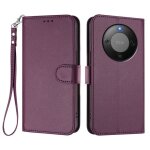 Coque pour honor magic 8 lite - honor x9d 5g housse de t�l�phone en cuir uni avec cadre 3 cartes blue ...