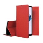Coque pour honor x5c plus - etui housse portefeuille fermeture cartes magn�tique rouge