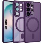 Coque hybride - booling - pour samsung galaxy s26 ultra - cercle magn�tique vitre cam�ra - violet