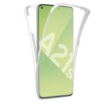 Coque int�grale 360� - compatible samsung galaxy a21s ? double protection transparente