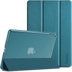 Coque ipad 10. 2 9me - 8me - 7me gnration modle 2021 - 2020 - 2019 paon bleu protection 360