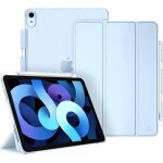 Coque pour ipad air 5�me g�n�ration 2022 - ipad air 4 2020 10. 9 �tui transparent mat [recharger et fixer ...