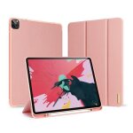 Coque ipad pro(2020) 11 pouces - etui smart folio - porte - stylo apple pencil - rose