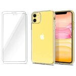 Coque iphone 11 ( + 2 protections d�cran en verre) - housse anti - chocs anti - chute anti - rayures ...