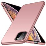 Coque iphone 11 solide rigide mat pc ultra - mince anti - choc anti - rayure bumper pour iphone 11 or ...