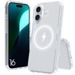 Coque de protection - iphone - 16 - transparente - magntique - semi - rigide