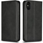 Coque iphone xcoque iphone xspremium flip portefeuille etui en cuir[4 fentes][fermeture magntique][stand ...