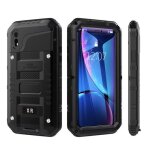 Coque iphone xrip68 tanche antichoc intgrale extrme protection aluminium verre tremp silicone housse ...