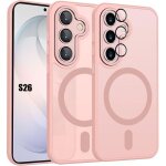 Coque magn�tique - booling - pour samsung galaxy s26 - avec protection cam�ra int�gr�e - rose