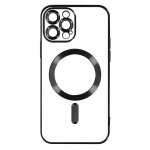 Coque magsafe - apple - iphone 13 pro - silicone noir - protection caméra - rechargement facile Coque magsafe - apple - iphone 13 pro - silicone noir - protection caméra - rechargement facile