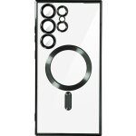 Coque magsafe pour samsung s23 ultra - avizar - transparent / vert - protection cam�ra int�gr�e