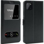 Coque pour note 10 lite housse etui pour samsung galaxy note 10 lite protection double fenetres - noir ...