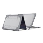 Coque de protection - avizar - macbook pro 13 2020 - polycarbonate rigide - silicone - gris