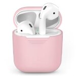 Coque de protection rose pour ecouteurs airpods silicone ultra souple (tpu) Coque de protection rose pour ecouteurs airpods silicone ultra souple (tpu)
