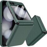 Coque � rabat pour samsung galaxy z flip 6 - trahoo - film de protection d�cran int�gr� - protection ...