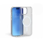 Coque renforc�e - force case - iphone 15 plus - compatible magsafe - transparente - 50% mat�riaux recycl�s ...