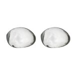 Coques de rétroviseurs pour peugeot 206 + 206 2009 - 2013 en acier chromé argent Coques de rétroviseurs pour peugeot 206 + 206 2009 - 2013 en acier chromé argent