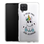 Coque samsung a12 - samsung - je peux pas jai licorne - blanc - fun original - telephone portable samsung ...