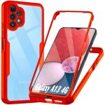Coque - aurstore - samsung galaxy a13 4g - protection intgrale - rigide - rouge
