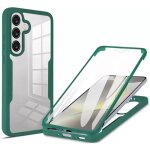 Coque samsung galaxy a17 4g / 5g antichoc housse vert 360�t�l�phone etui double face case transparent ...
