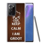 Coque pour samsung galaxy note 20 ultra - keep calm groot