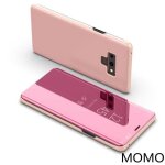 Coque samsung galaxy note 9 clear view etui � rabat smart cover stand housse miroir antichoc coque pour ...