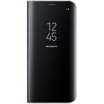 Coque samsung galaxy s21 plus coque clear view case etui flip clair transparente anti - empreintes housse ...