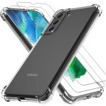 Evetane coque compatible galaxy s22 5g antichoc transparente + 2 vitres