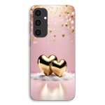 Coque pour samsung galaxy s24 fe coeur dor�e brillant maniacase