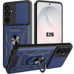 Coque pour samsung galaxy s26 protection antichoc avec anneau arri�re rigide renforc� bleu marine