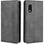 Coque pour samsung galaxy xcover pro housse  rabat en retro pu cuir flip cover case antichoc magntique ...