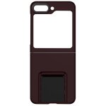 Coque pour smartphone - avizar - samsung galaxy z flip 5 - rigide - b�quille ajustable - lie de vin