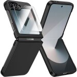 Coque pour samsung galaxy z flip 7 fe / z flip 6 ultra mince charge sans fil verre tremp� protection ...