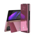 Coque pour samsung galaxy z fold 2 5gétui + verre trempé flip clear view translucide miroir standing ... Coque pour samsung galaxy z fold 2 5gétui + verre trempé flip clear view translucide miroir standing ...